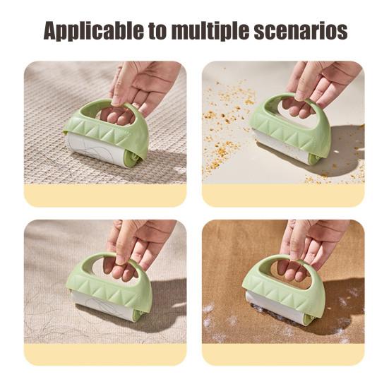 Lint Roller Large Area Hair Removal Reusable Silicone Sticky Roller Pet Hair Dust Crumbs Bedding Sofa Carpet Lint Cleaner