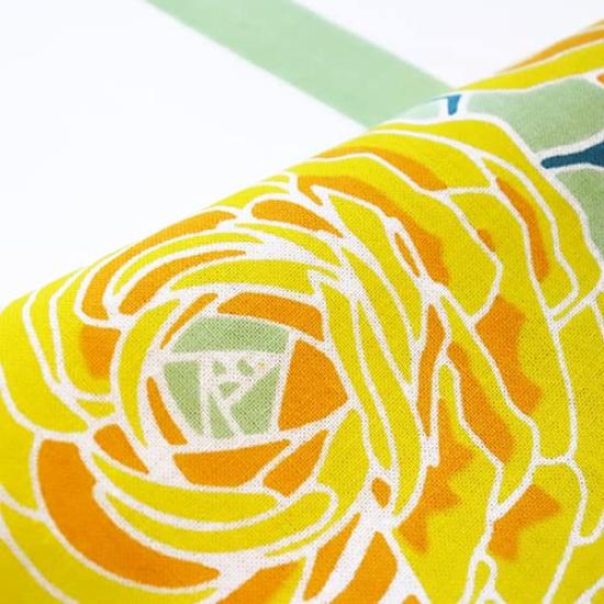 Someno Yasubo Hand Towel Mimosa Yellow Authentic Dyed Cotton Tokuoka Made In Japan 35cm X 100cm "Spring Window" 100%