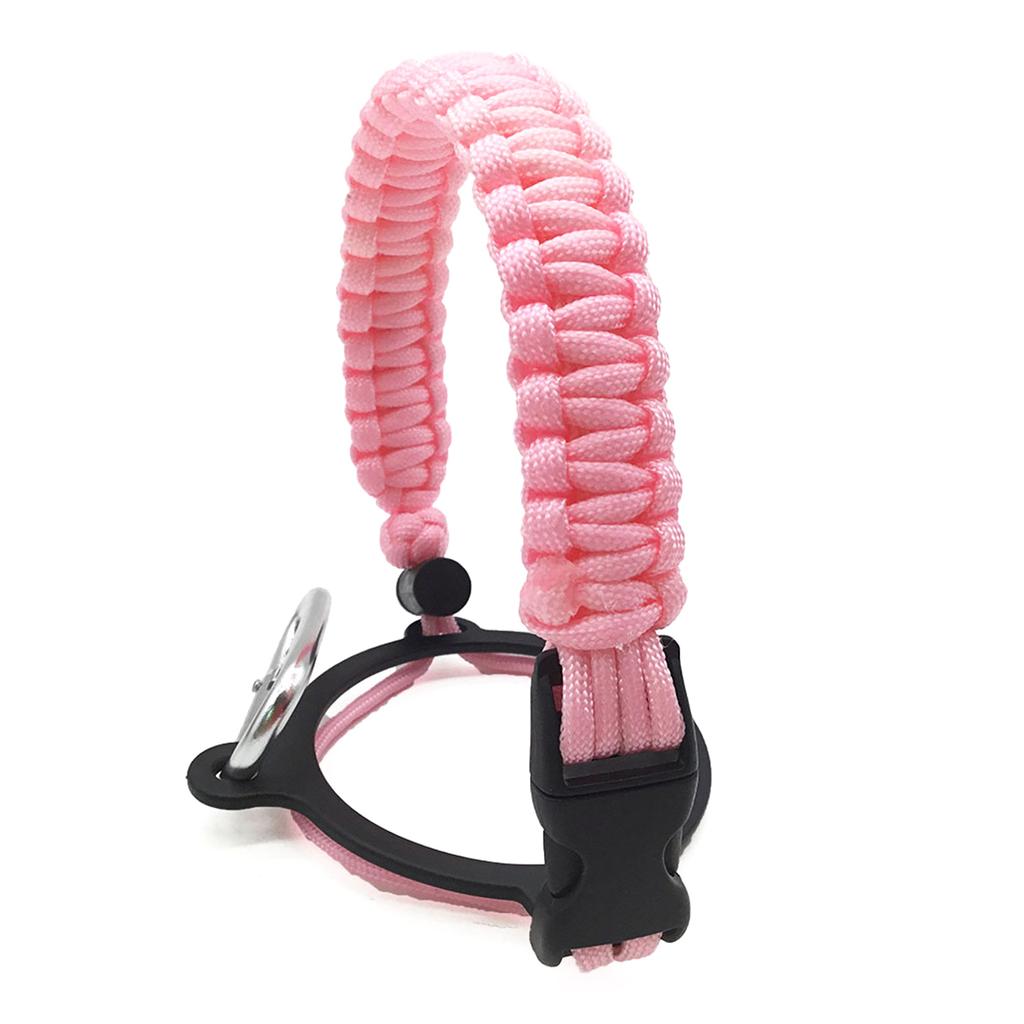 Trinkflaschenriemen Paracord Trinkflaschen-Tragegriff mit Sicherheitsringen und Karabiner für Hydro Flask Weithalsflasche