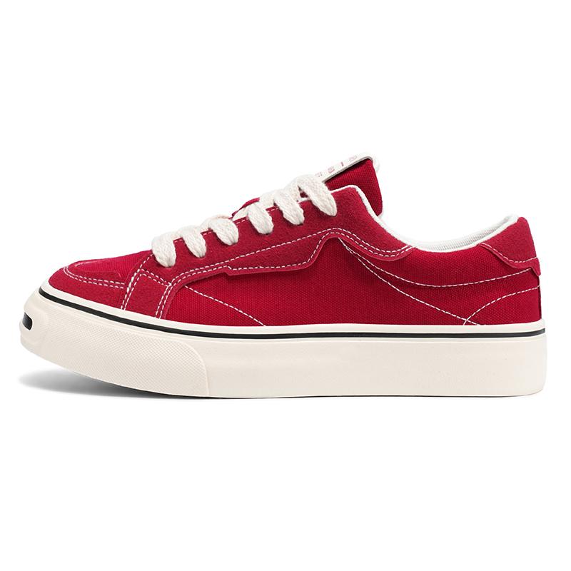 Fashion Mens Cowboy Canvas Shoes Breathable Trend Mens Board Shoes Thick Sole Trend Comfortable Student Skateboard Trainers Footwear