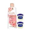 Brightening Pink Cherry Blossom Shower Gel & Vaseline Jelly Bundle