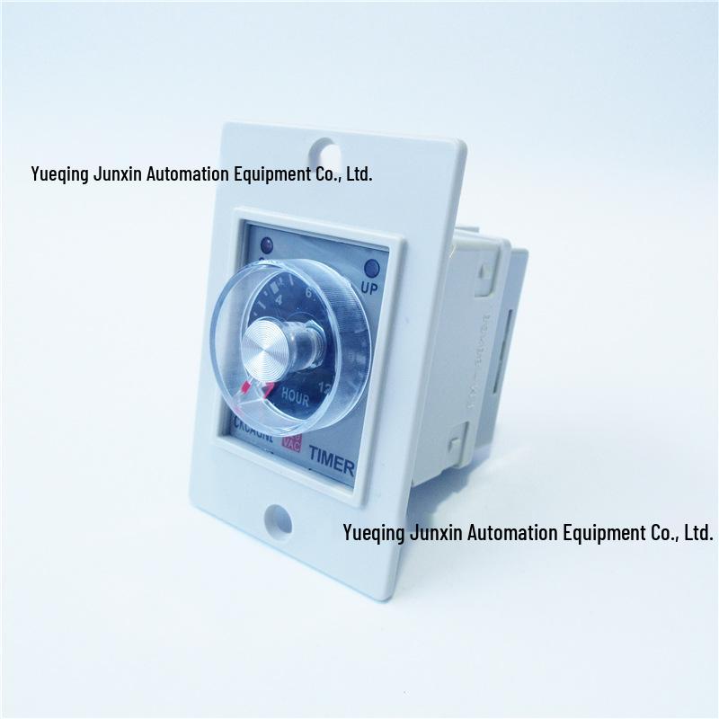 AH3-3 Time Relay with Panel Cover, 8-Pin AC220V Power-On Delay Controller