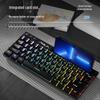 Tarantula F3061 Mini Kabelgebundene Stille Gaming-Tastatur für Laptops und Büros