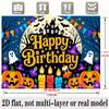 Party Backdrop Halloween Flat Banners Celebrations Wedding Enthusiasts Event Backdrop Decoration Front Door Decor