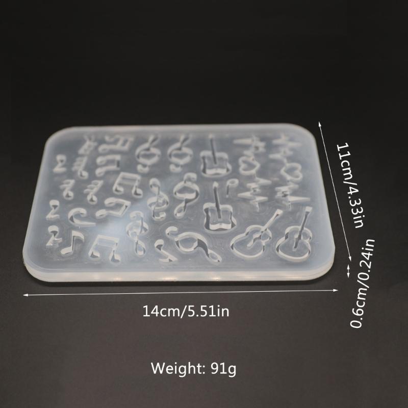 Resin Shaker Füllform, Silikon Gitarrenform Epoxidharzform Füllung Treibsand Guss Füllform für Schmuckherstellung