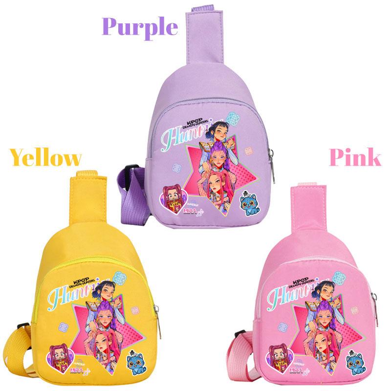 For kpop Shoulder Backpack Chest Bag K-pop Diagonal Cartoon Student Classic Lightweight Girly Gift Storage travel crossbody bag
