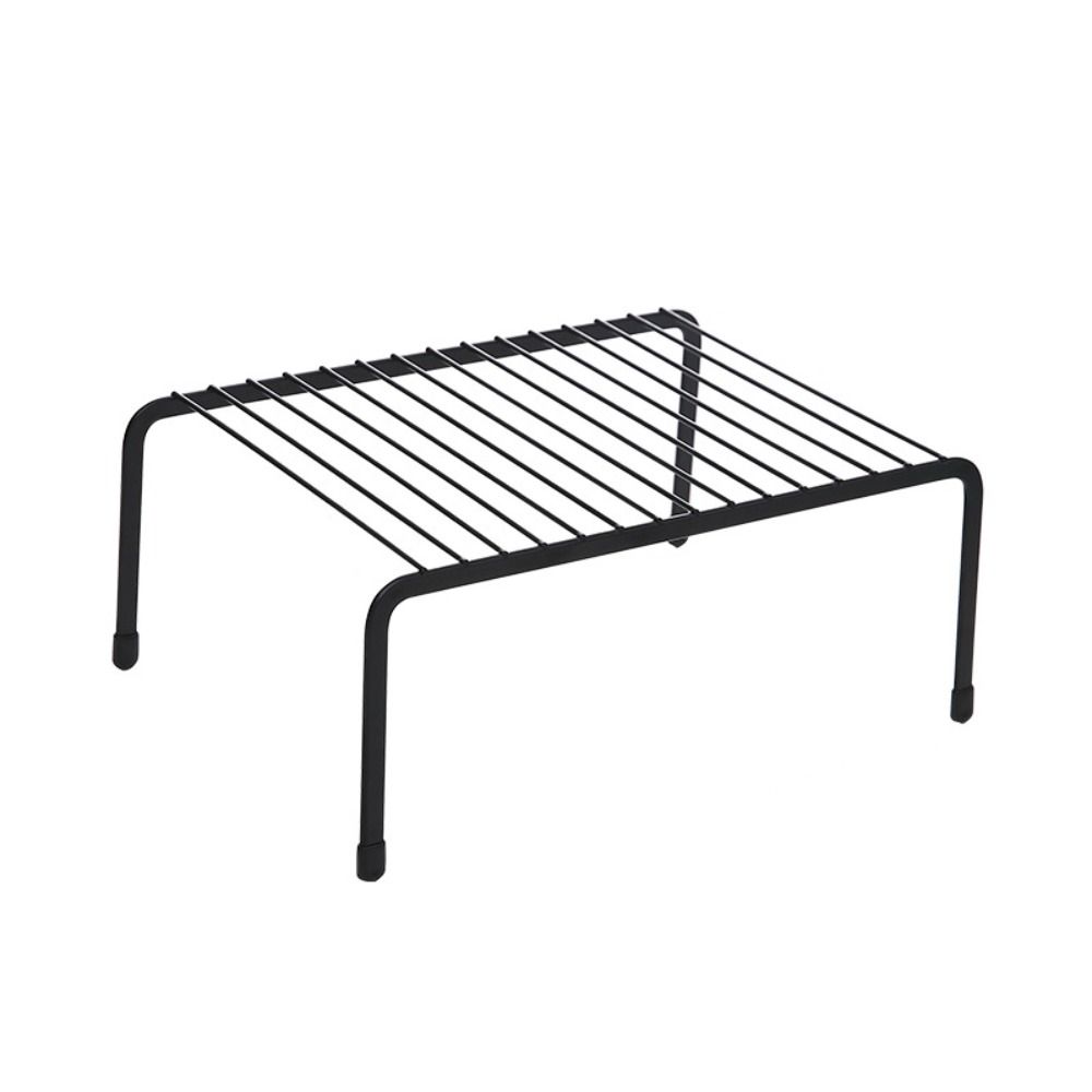 

Однослойная железная кухонная стойка для хранения посуды Сушка бутылок с приправами Полки Аксессуары для дома Блюдо S чёрный