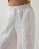 Linen Trousers Of White 4005 38 White