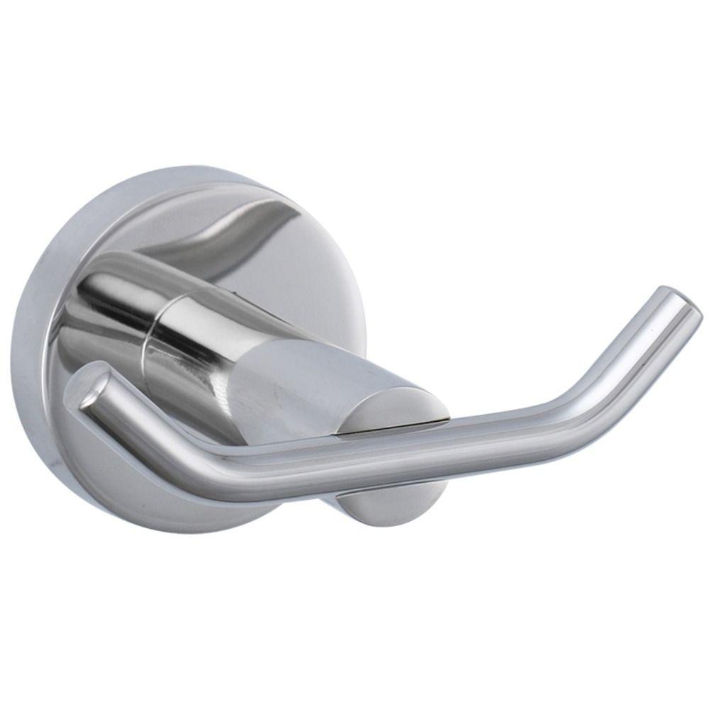 1/2Pcs Hardware Towel Robe Holder Dual Hooks Coat Rack Heavy Duty Door Hanger  Clothes