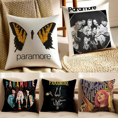 Band PopPunk PParamore Cushion Cover Pillowcase Antidustmite Living Room Sofa Decor Cushion Room
