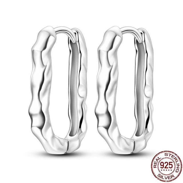 100 % echte 925 Silber Ohrringe Schneeflocke Zirkon Herzform Gold Roségold Zirkon Schmuck funkelnden Creolen Anhänger