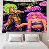 Jem Anime Characters Quick-Dry Tapestry Hanging for Bedroom,Livingroom, Playroom,Decor Art Room Wall Tapestry Holiday and Birthday Gifts