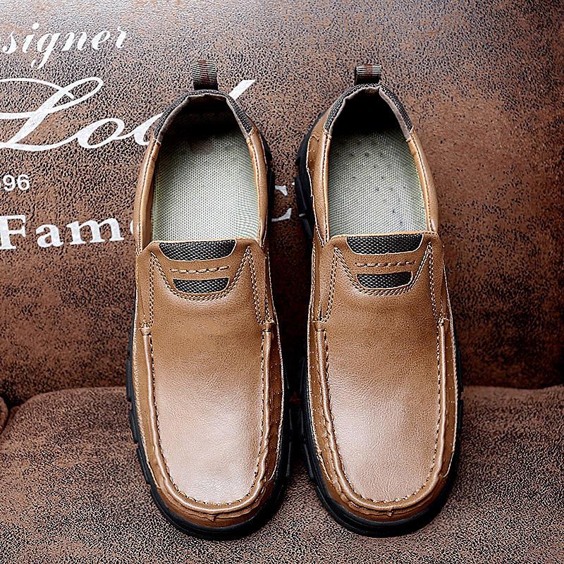 Men Casual Shoes Loafers Sneakers 2022 Newest Fashion Handmade Leisure Walk Outdoor Shoes Man Moccasins Flat Slip On Men'S Shoes