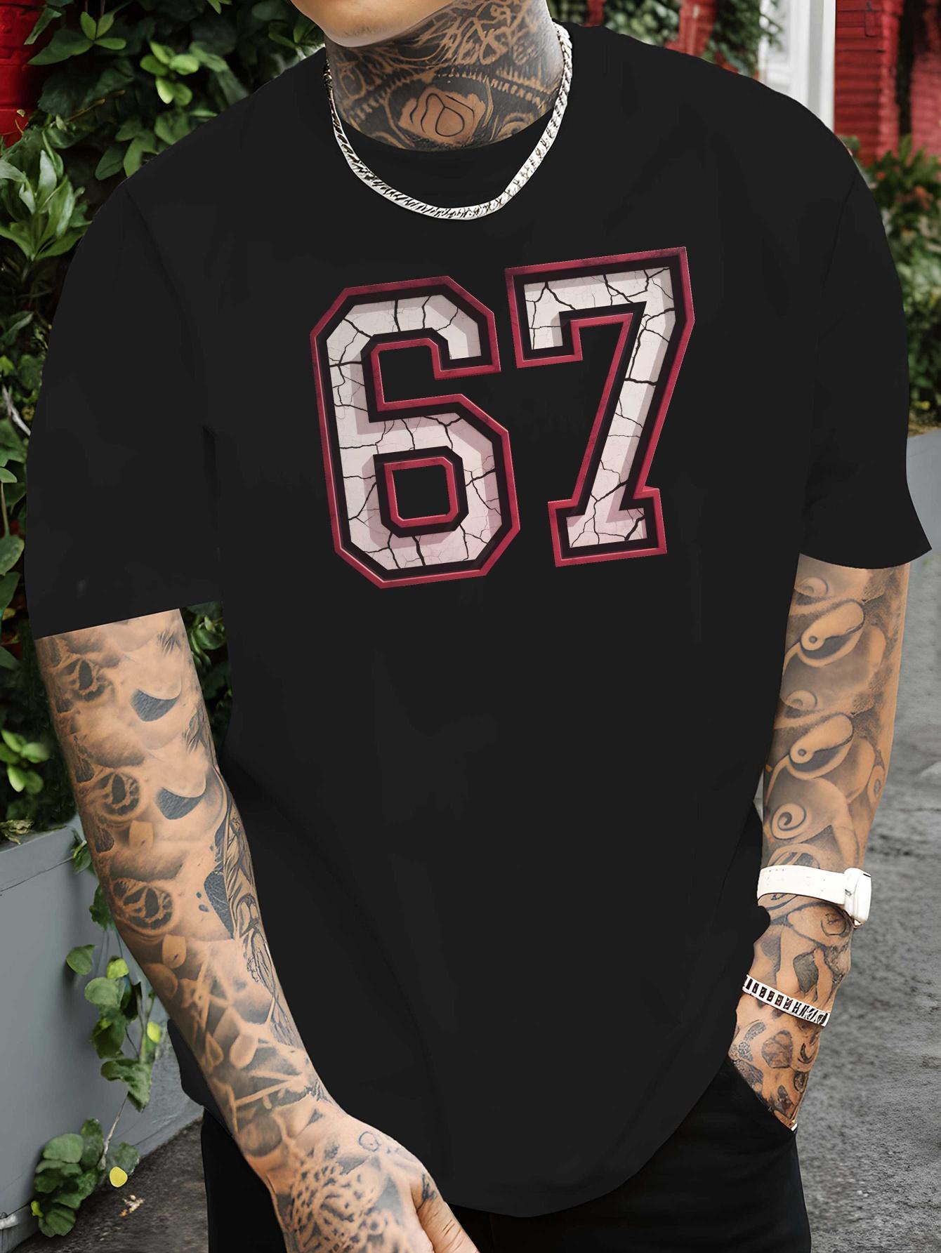 

Men S T-Shirt Featuring Prints , with a Round Neck And Short Sleeves, for Urban Style And Gym , a Must-Have for Men S Summer Attire S чёрный