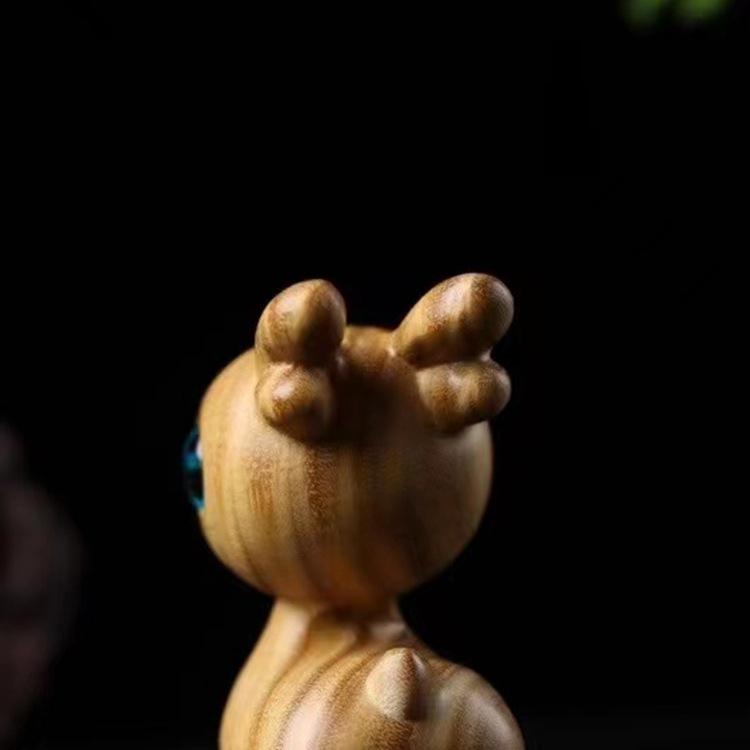 Argentinian Green Sandalwood Little Deer Ornament - Home Decoration Craft 