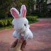 Rabbit Stuffed Animals Slap Bracelets for Kids Plush Animal Slap Snap Bracelets Bulk Bunny Wrist Bands Party Favors Gifts