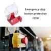 Emergency Stop Button Cover Lockout Large Push Button Lockout Safety Lock Cover Box Type Clear Push Button Switches Cover