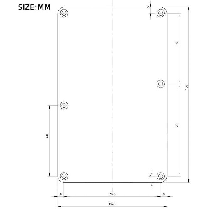 Shengsui Strat Pickguard Tremolo Cavity Cover Backplate for Standard Strat/Stratocaster Modern Style Electric Guitar 3Ply Black