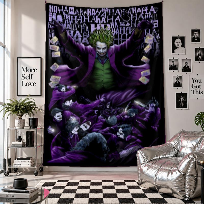 Wall TapestryJoker Art Hanging Cloth Decorative Background Cover for Room Decoration