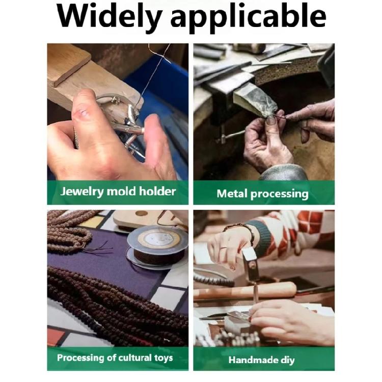 Wood Clamp Set Multifunctional for Woodworking and Crafts Round Edge Provides Stability Lightweight Construction