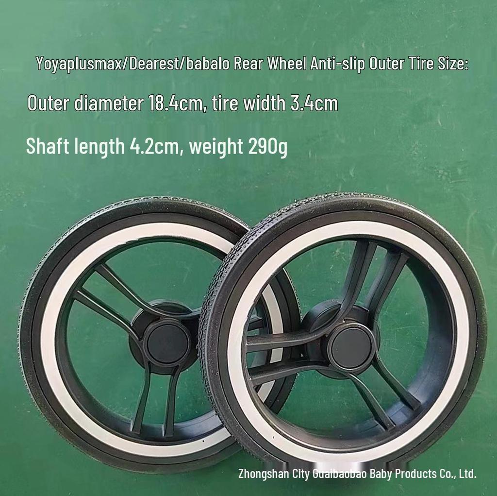 Max Original Stroller Wheels for Yoya Plus Pro & Dear