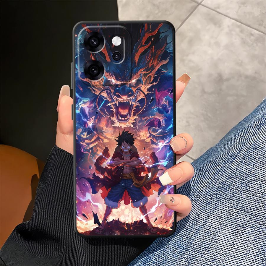 Phone Cover Case for Oppo A74 A84 A76 Reno 4F 5 6 7 8 10 11 14 F9 F11 F29 A96 A83 A98 A93 A78 Cool Luffy Anime