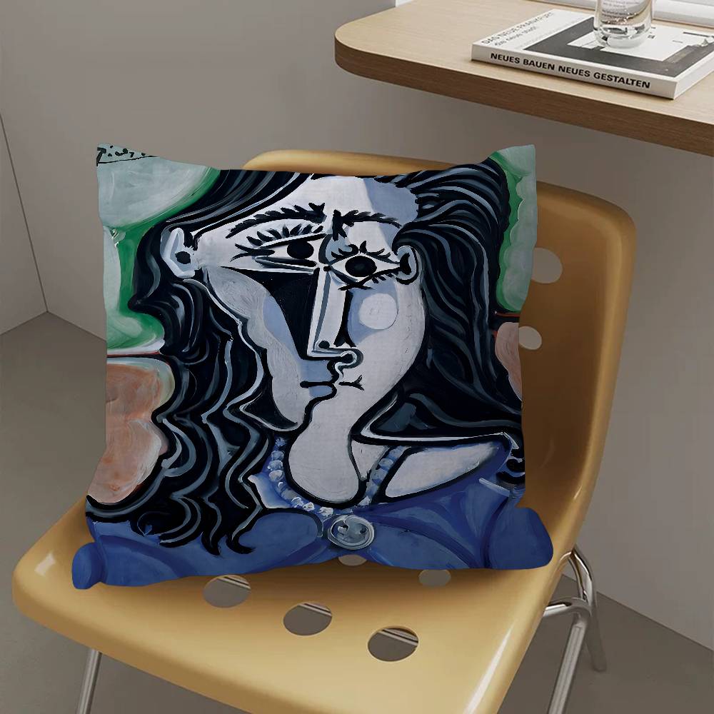 Legend Art Artist P-Pablo Picasso-Mt Maple Design Cushion Cover Happy Autumn Harvest Decor Holiday Decorati Pillow Cover
