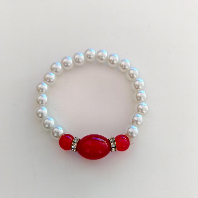 Collar de Perlas con Cierre de Lingote de Ágata Verde – Regalo Elegante para el Día de la Madre