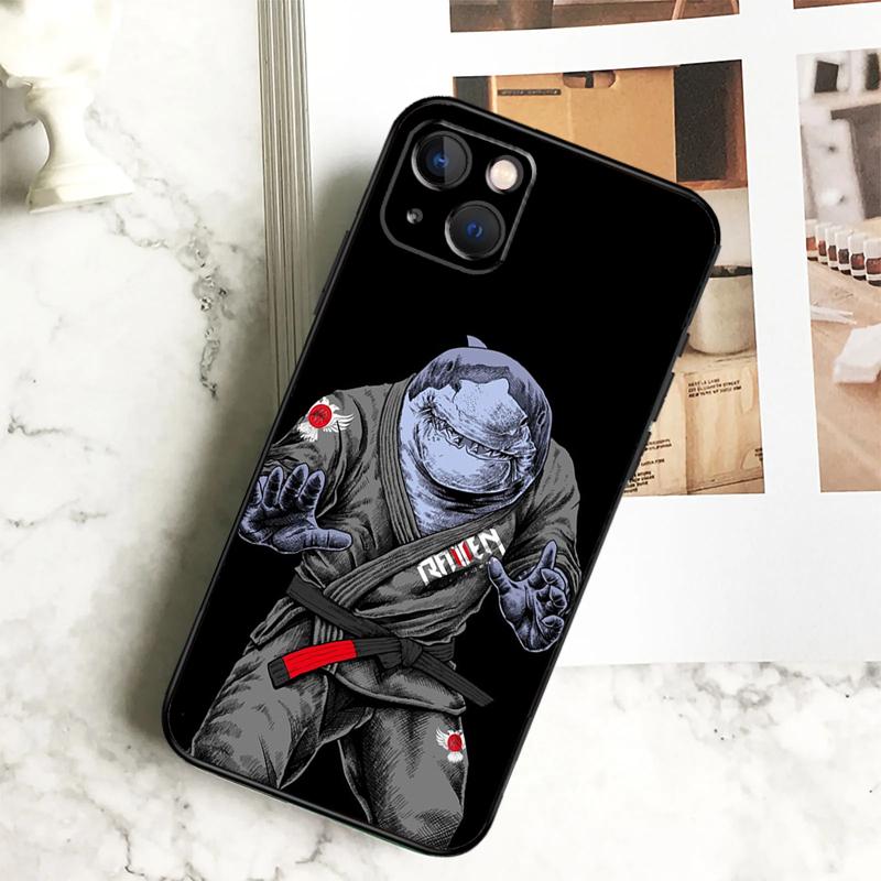BJJ Brazilian Jiu Jitsu Case For iPhone 15 16 11 12 13 14 Pro Max 7 8 Plus XR X XS Max 12 13 Mini Back Cover