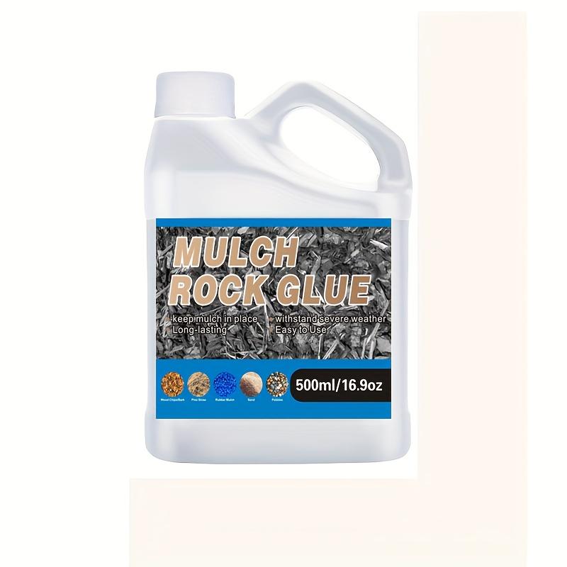 16.9/34oz Quick-Drying Mulch Rock Glue Keep Mulch In Place Long-lasting Garden Patio Adhesive For Concrete Pebbles Pine Straw
