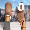 Fashion Women Boots New Winter High-top Snow Boots Women Thickened Plush Warm Simple and Versatile Comfortable Cotton Shoes for Women