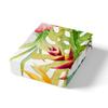Watercolor Red Hibiscus Flower Pattern Three-Piece Quilt Cover Digital Printing Bedding Set Bed Cover
