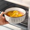 Luxury Ceramic Soup and Noodle Bowl Set - New 2025, Large 8-inch & 6-inch Sizes, High-End Light Design