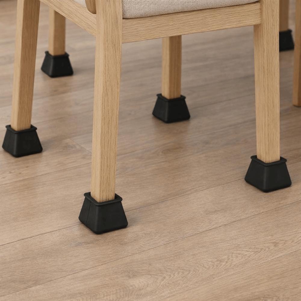 24PCS Non-slip Furniture Legs Protectors Noise Reduction Table Feet Cover  Hardwood Floors