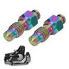 2 Pcs   Alloy Oil Disc Brake Bleed Nipple Exhaust Screws Set for Road   Accessories