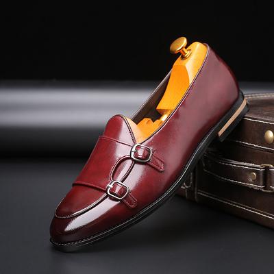 Neue Britische Stylist Herren Trend Monk Strap Schuhe Männliche Mokassins Hochzeit Abschlussball Heimkehr Büroparty Schuhwerk Zapatos De Novio