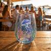 Sea Turtle Glass Tumbler, Ocean Theme Drinking Mug, Borosilicate Tea Cup for Coffee Juice, Beach Gift for Nature Lovers