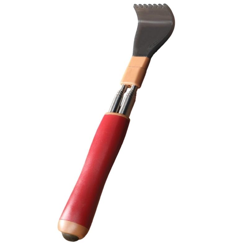 Stainless Steel Constructed Telescopic Back Itch Reliever with Massage Feature and Anti Slip Grip