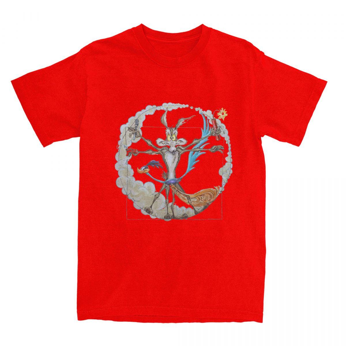 Roadrunner And El Coyote 13 T Shirt Men Women 100 Cotton Funny TShirt Round Collar Tees Short Sleeve Clothes Graphic Printed S