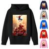 Kids Long Sleeve Loose Fit Letter Print Pullover Hoodie for Boys and Girls