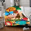 Custom Name Family Guy Adventure Flannel Blanket for Super Soft Cute Comfort Blanket for Travel Bedding Couch Sofa Blanket