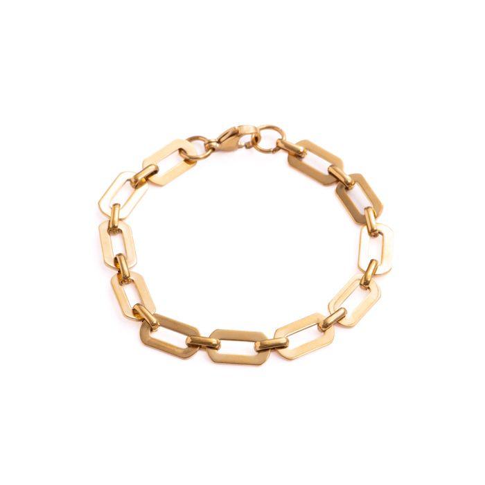 Bracelet - LUXENTER - Cuetz - Or jaune 18 carats - Turquoise - Motifs multicolores
