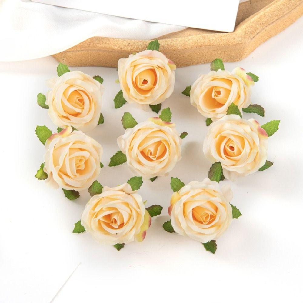 

Flower Arrangement Rose Flower Head Silk Artificial Rose Flowers Photography Props Hotel 9
