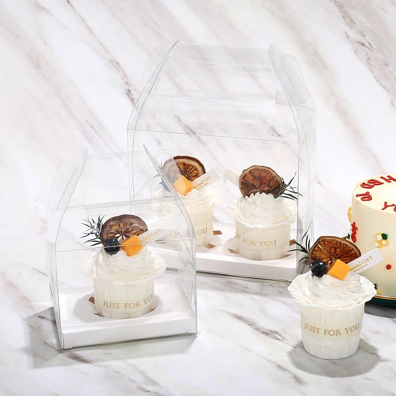 Transparent Portable Cake & Muffin Box