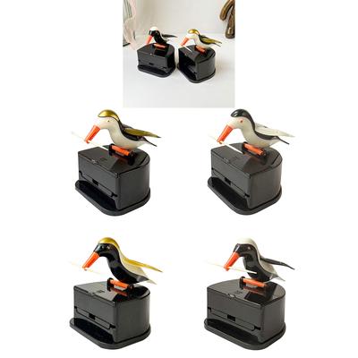 Portastuzzicadenti Uccellino Unico Tipo a Pressione Porta Stuzzicadenti Scatola Dispenser Stuzzicadenti Automatico Decorazioni da Tavolo