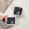 Clear Earphone Cases Cover With Hook Case For Samsung Galaxy Buds 4 Pro Live 2Pro 2 4Pro 3Pro 3 FE Star Moon Pattern