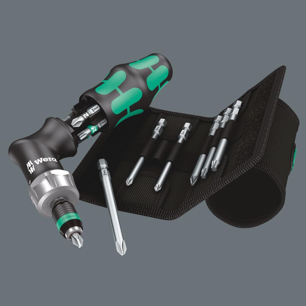 Wera 05051031001 Kraftform Kompakt RA 4 Tool 13 Pieces Imported from Pistol-Shaped Set, [Officially Japan]