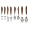 Nitori 8-Piece Cutlery Set, Holtz, Medium Brown, NITORI 8914545