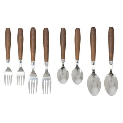 Nitori 8-Piece Cutlery Set, Holtz, Medium Brown, NITORI 8914545