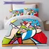 Asterix Bedding Quilt Set Quilt Cover Pillowcase Home Decoration Birthday Gift (1 * Duvet Cover + 2 * Pillowcase, Without Core)